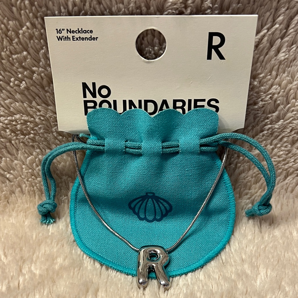 No Boundaries “R” Necklace